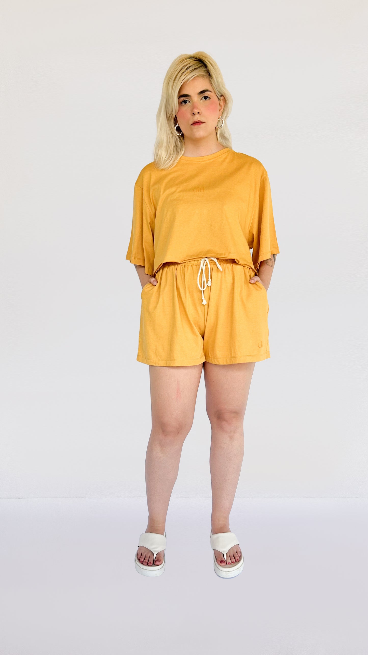 Cropped Brisa Amarelo