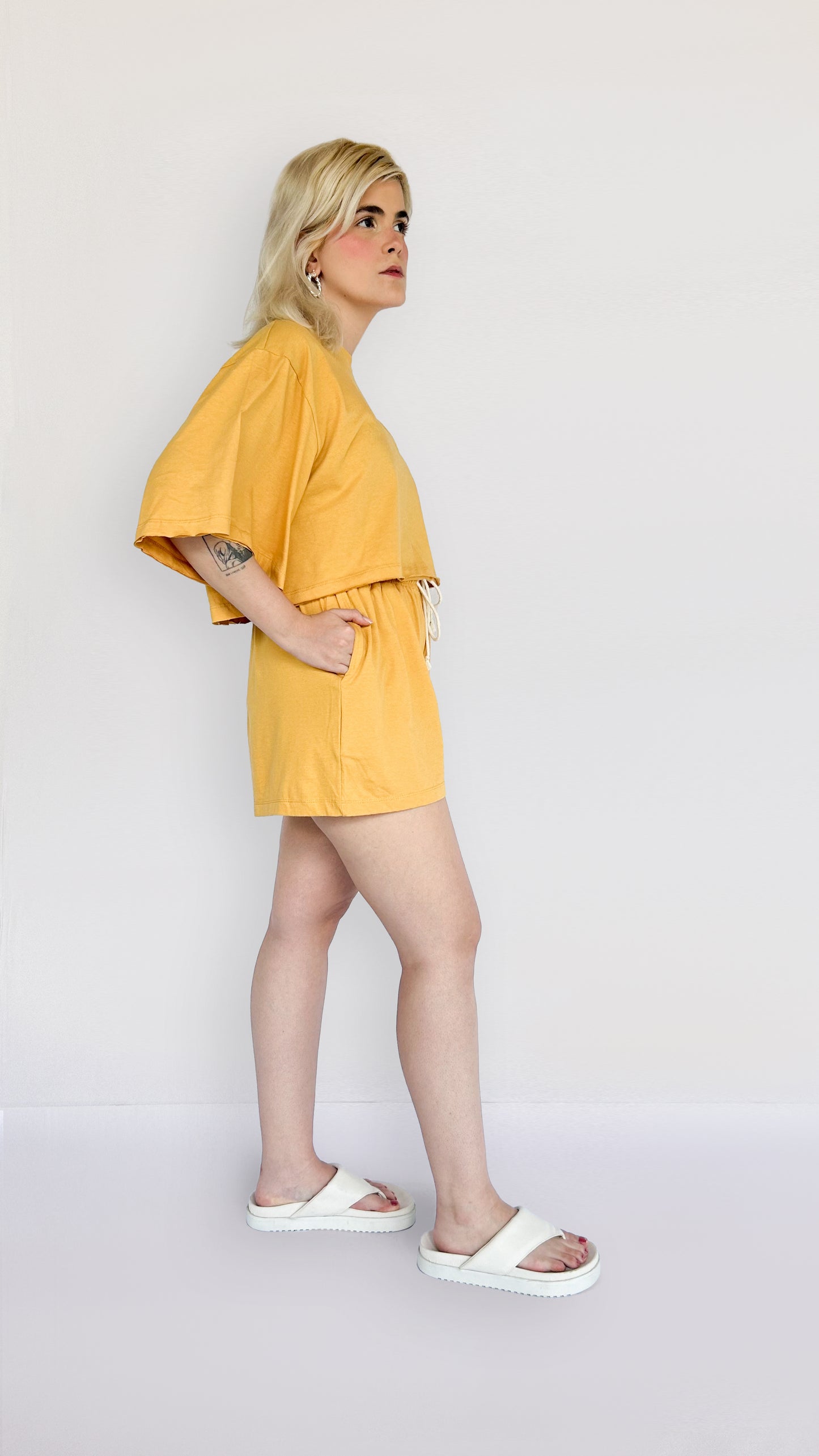 Cropped Brisa Amarelo