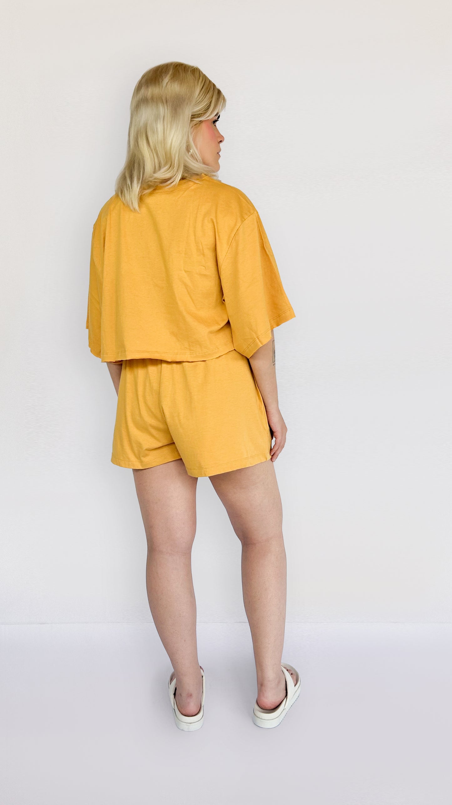 Cropped Brisa Amarelo