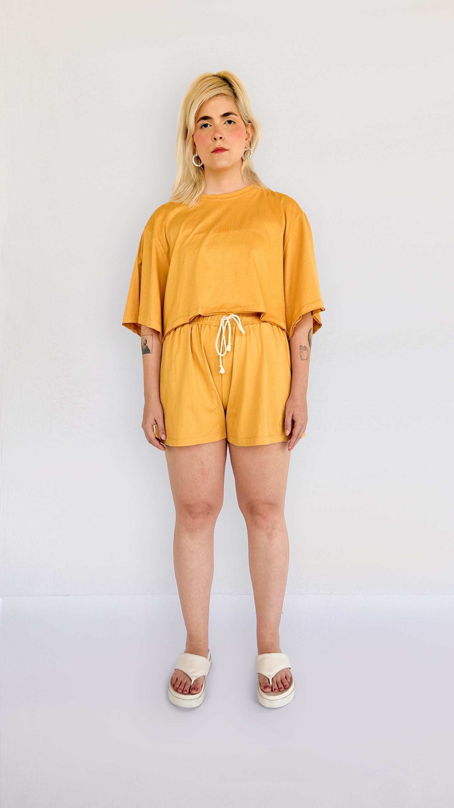 Cropped Brisa Amarelo