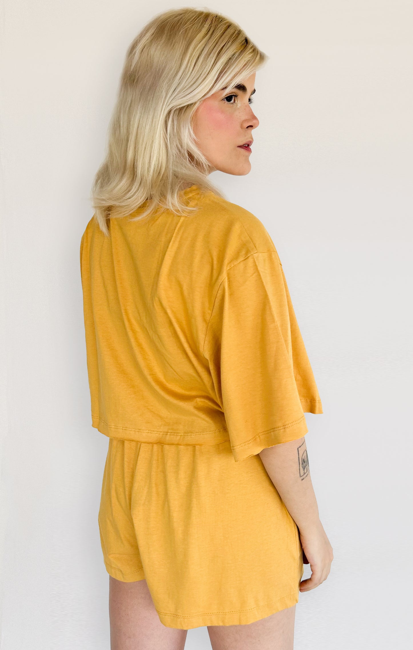 Cropped Brisa Amarelo