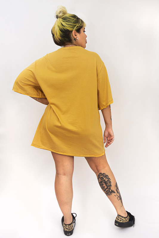 T-dress Versátil Amarelo